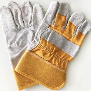 (12 pack) Leather Work Gloves